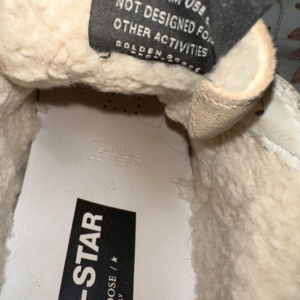 Authentic Golden Goose Super Star Sabot Shealing Mule sneakers, 40,  PG1471 - Picture 6 of 8